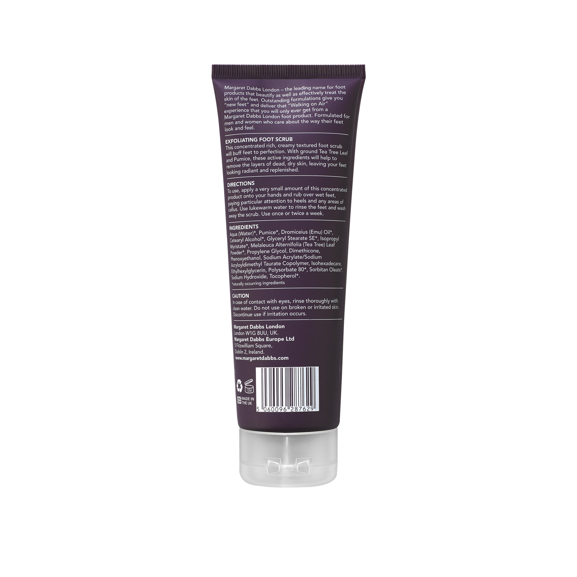 Exfoliating Foot Scrub Back Website