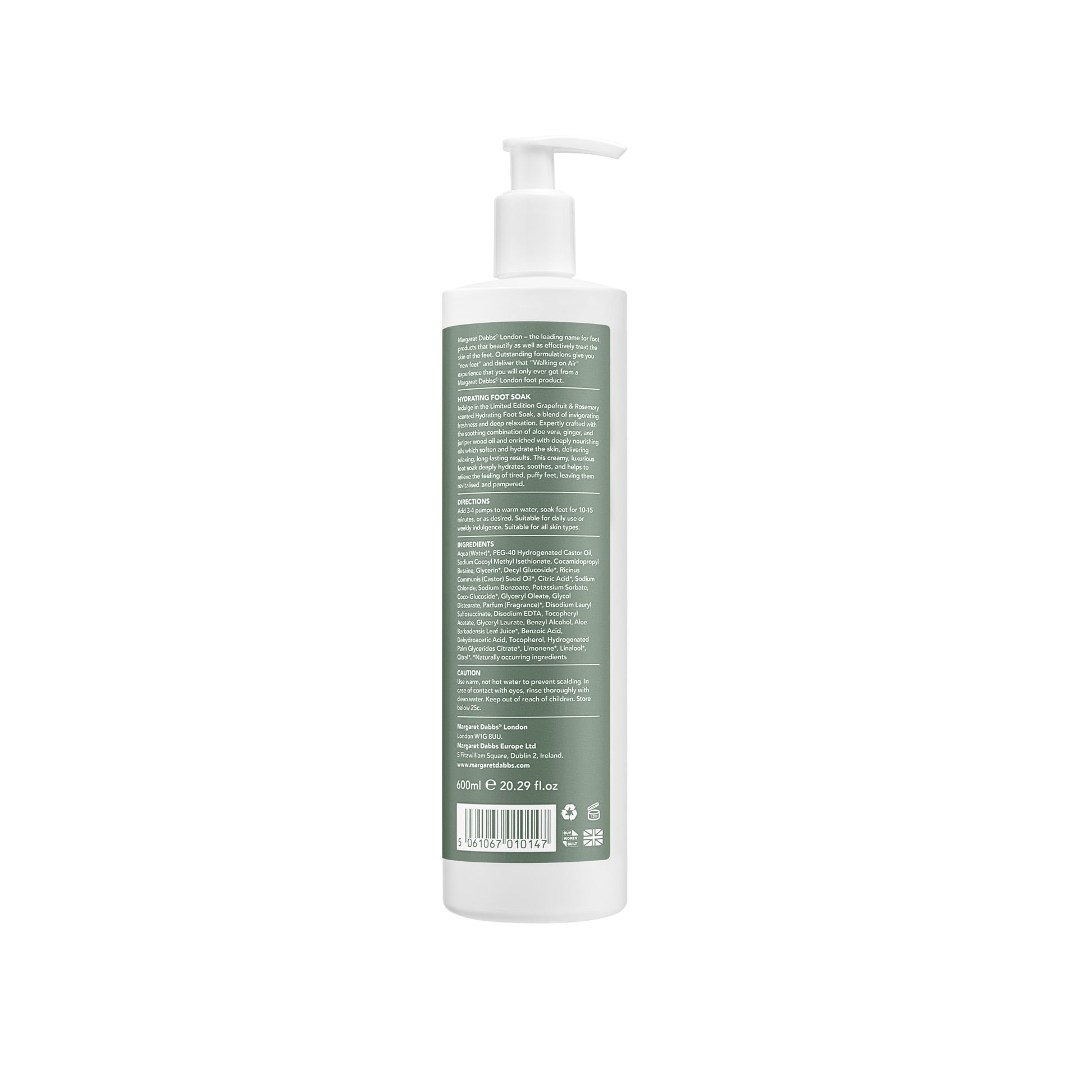 Limited Edition Foot Soak 600ml Website Back